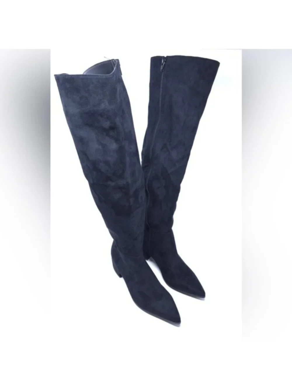 On 34th Gabriella Boots Black Faux Suede Knee High